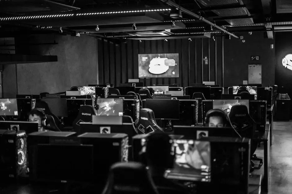 layar pertandingan esport sederhana dengan pemain pemula